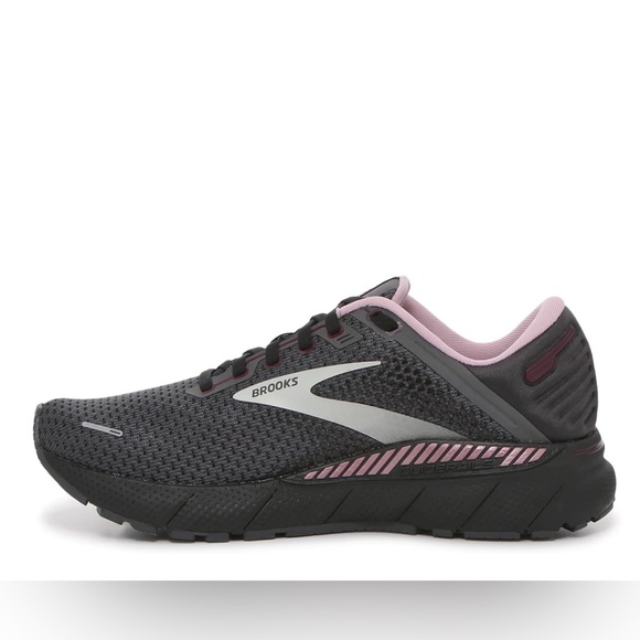 NWT Brooks Adrenaline GTS 22 Running Shoe - Women's-Gray/Pink - Picture 4 of 8